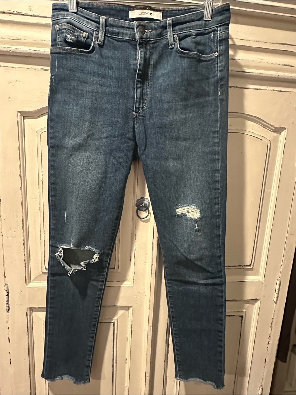 Joe's Jeans high rise Skinny ankle women’s Jeans in Medium Blue Wash
